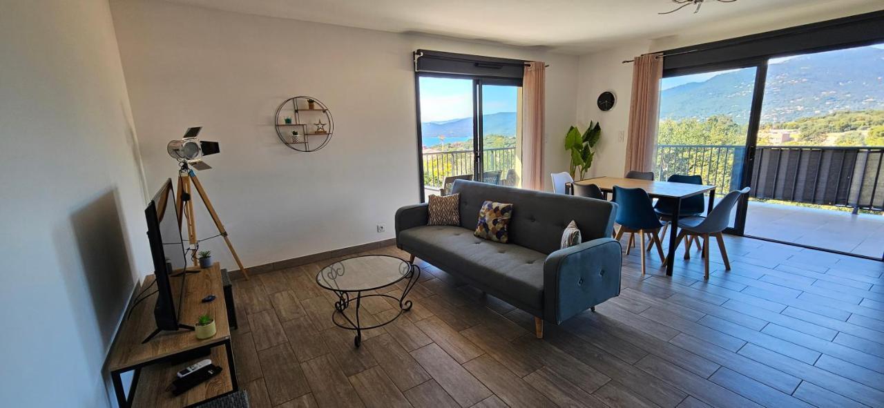 T3 Le Myrte Vue Mer & Montagne Idealement Situe Propriano  Exterior foto
